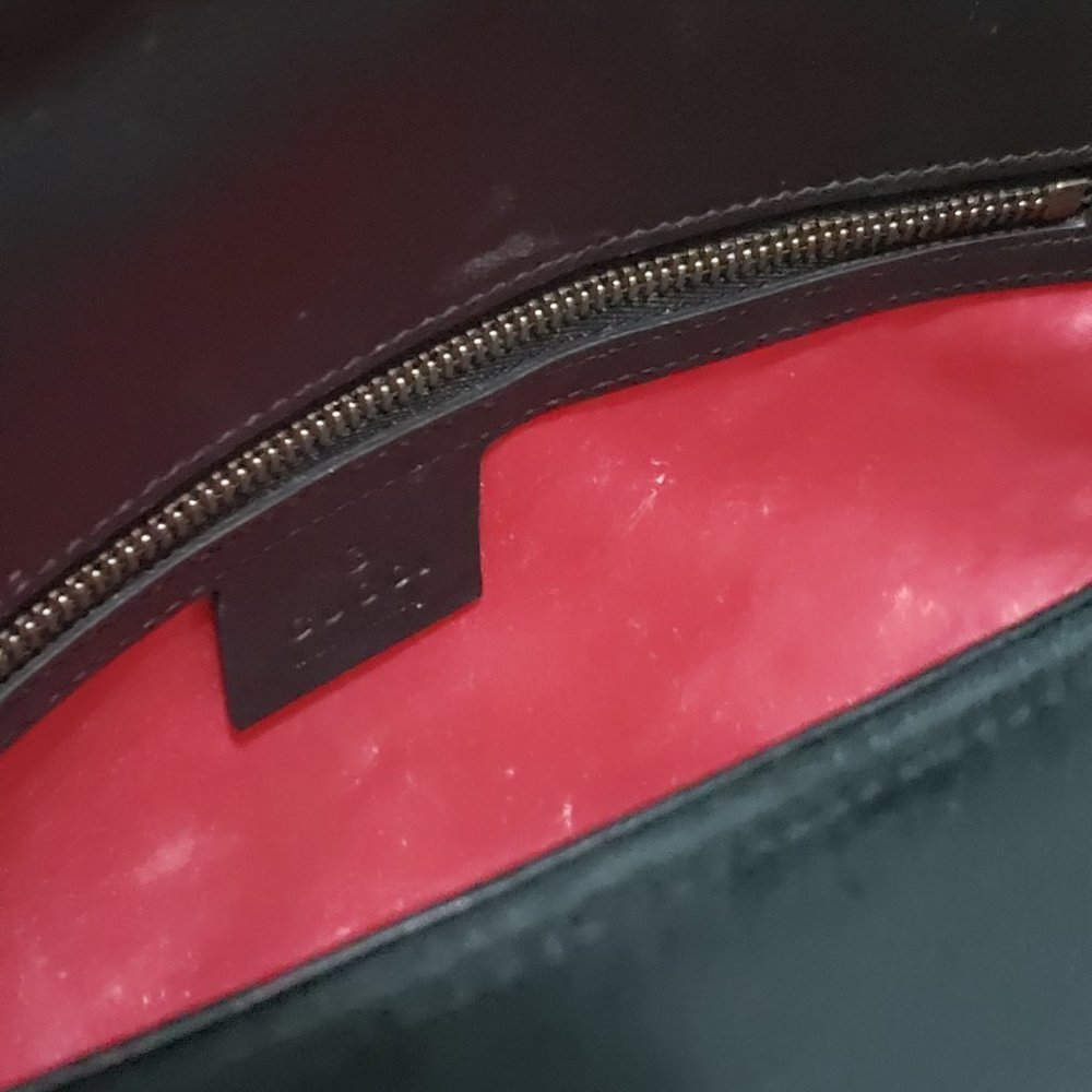 ❌SOLD❌ GUCCI Black Velvet Small GG Marmont - Picture 12 of 16